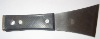 putty knife with black colour plastic handle