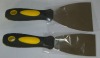 putty knife with plastic handle