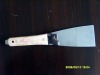 putty knife with wood handle