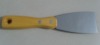 putty knife with wooden handle