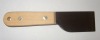 putty knife with wooden handle