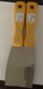 putty knife with wooden handle