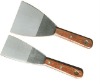 putty knives with wooden handle