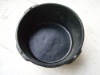 recycled rubber horse feeder,black rubber bucket