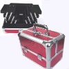 red nail cosmetic case