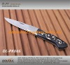 rosewood handle folding blade pocket knife