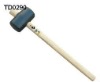 rubber hammer with wooden handle