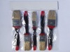 rubber-plastic handle pure white bristle painting set