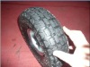 rubber pneumatic wheel:3.00-4