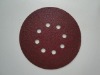 sanding paper sanding disc 150mm with velcro for polishing metal