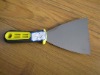 scraper with plastic handle