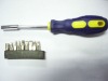 screwdriver bit set with flexible shaft