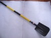 shovel with fiber handle