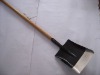 shovel with wooden handle