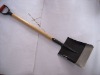 shovel with wooden handle