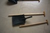 shovel with wooden handle