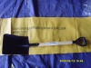shovel with wooden handle