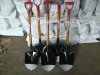 shovel with wooden handle