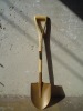 shovel with wooden handle