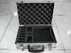 silver aluminum case with foam