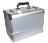 silver aluminum tool case