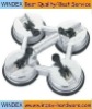 silver color 4 claw vacuum glass holder