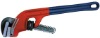 slanting pipe wrench with plastic dipped handle