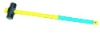 sledge hammer with self-locking fiberglass handle