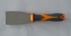 small putty knife with plastic handle