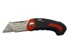 soft TPR/TPE rubber and Zinc alloy folding utility knife