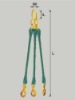 soft pipe lifting slings/soft leg lifting sling/soft lifting belt sling