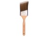 solid tapered filament and wood handle paint brush
