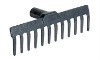spotted steel rake