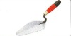 stainless steel and wooden handle trowel