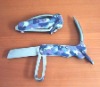 stainless steel folding knife with steel pricker