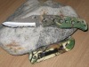 stainless steel pocket knife with alloy handle