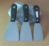 stainless steel scraper with plastic handle