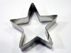 star shape metal cookie cut