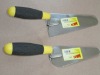 steel bricklaying trowel with plastic handle