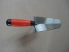 steel bricklaying trowel with plastic handle