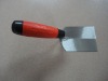 steel bricklaying trowel with plastic handle