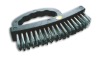 steel brush with plastic handle