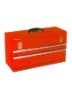 steel tool box with plastic handle