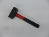 stone hammer with fiber glass rubber handle