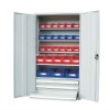 storage cabinets with steel double open door