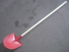 straight long hard wooden handle garden spade S804-3L