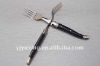 striped polyester handle fork