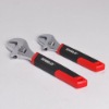 stubby rubber handle adjustable wrench