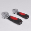 stubby rubber handle adjustable wrench