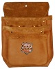 tooled leather bag # 3412-2